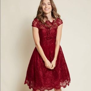 Exquisite Elegance Lace Dress-ModCloth